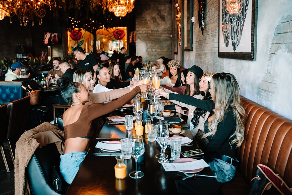 Sunday brunch crowd at La Neta Cocina y Lounge in Downtown Summerlin